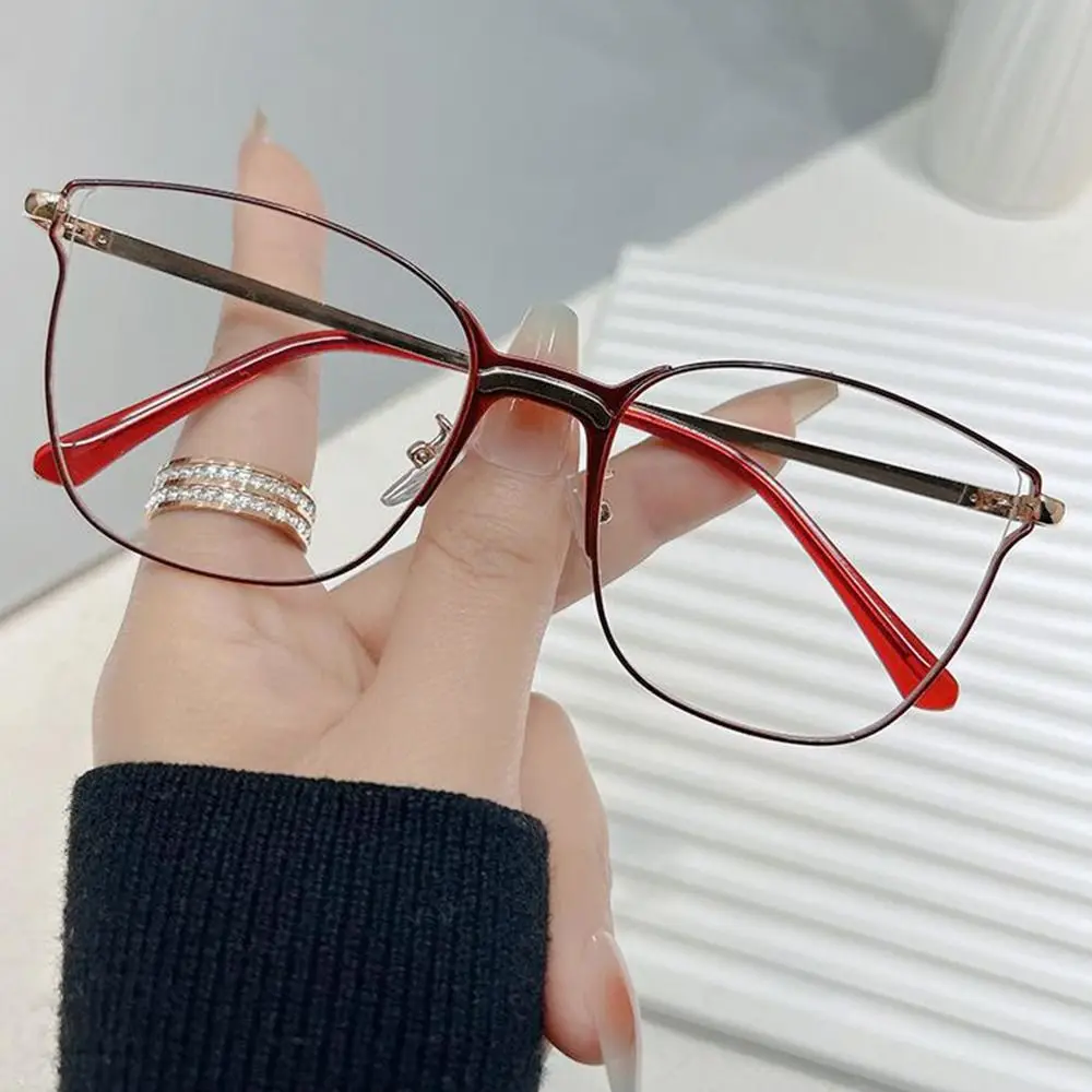 

Anti-Blue Light Glasses Women Men Oversized Optical Frame Eye Protection Ultra Light Eyeglasses Office Computer Goggles