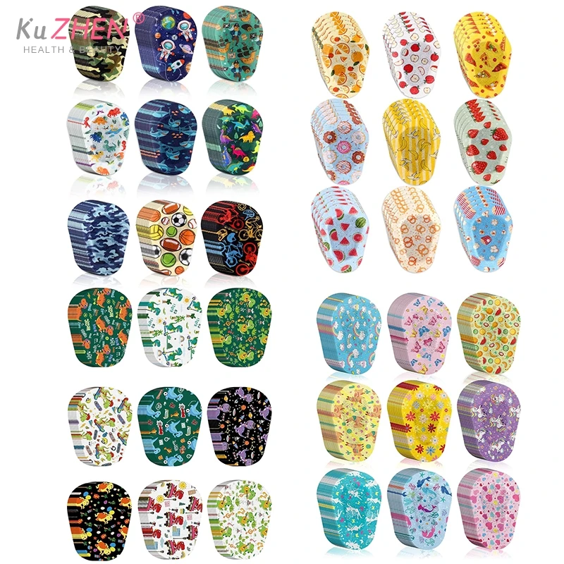 8/9Pcs Cartoon Lazy Eye Patch Adhesive Nonwovens Eye Patches Bandage For Kids Girls Boys For Amblyopia Lazy Eye Protect Eyesight 2