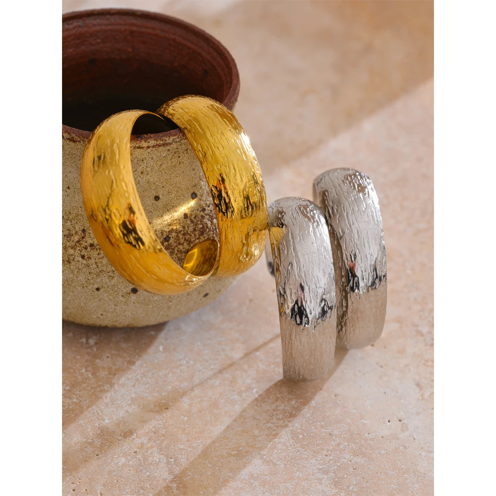 Yhpup Stainless Steel Earrings