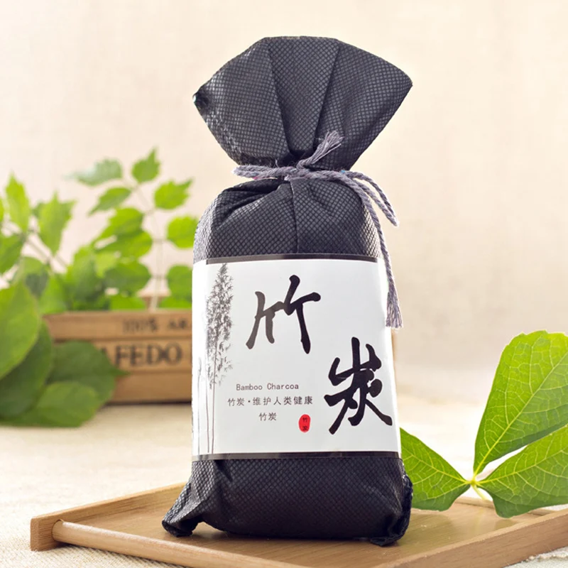 100g Bamboo Charcoal Bag Odor Absorber Smelly Removing Air Freshener For Closets Shoes Car