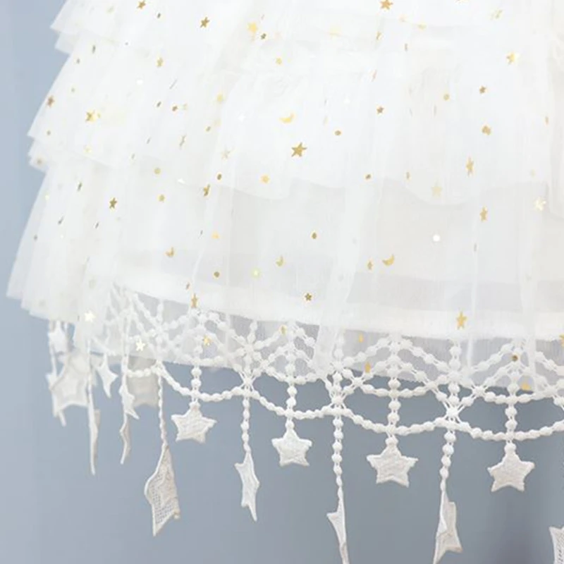 Women Lolita Skirts Crinoline Petticoat Wedding Party Underskirt Elastic Waist 2 Hoop Chiffon Gothic Skirt for Cosplay