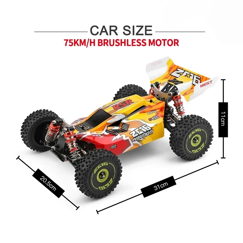 Wltoys 144010 75km/h ブラッシュレスモーター Amazon | Wltoys 75KMH ブラシレスRCカー 144010 リモート