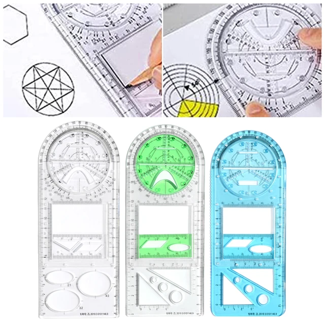  Adjustable Circle Drawing Ruler Tool, Professional Round Circle  Drawing Tool, Measuring Ruler for Designing Round Circle Drawing Office  (1pcs) : Arts, Crafts & Sewing