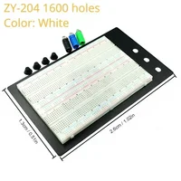 MB102 ZY-204 Solderless Breadboards 170/400/700/750/830/1600 Plug Holes Versatile Prototyping Circuit Testing Boards - Image 6