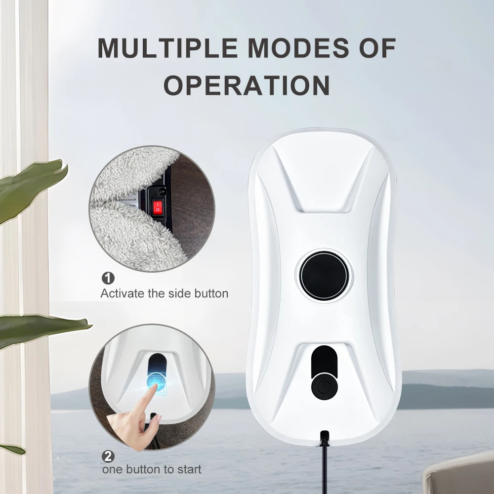 Window Cleaner Robot Smart Water Spray With Automatic Water Spray Function Anti-fall Magnetic Glass Home Smart Cleaning Machine 3