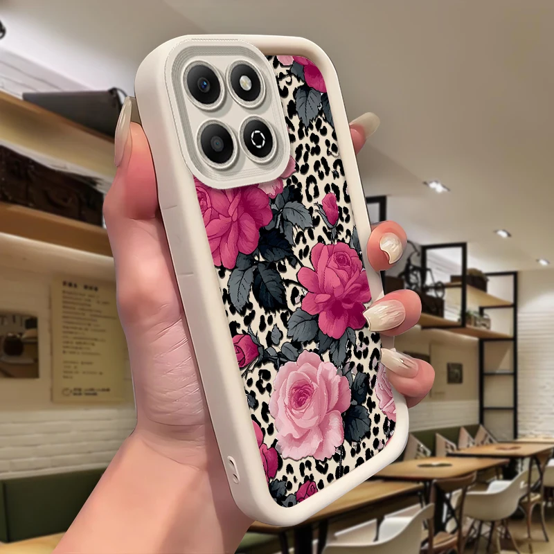 Floral Silicone Shockproof Case - Durable Protection with Stylish Design