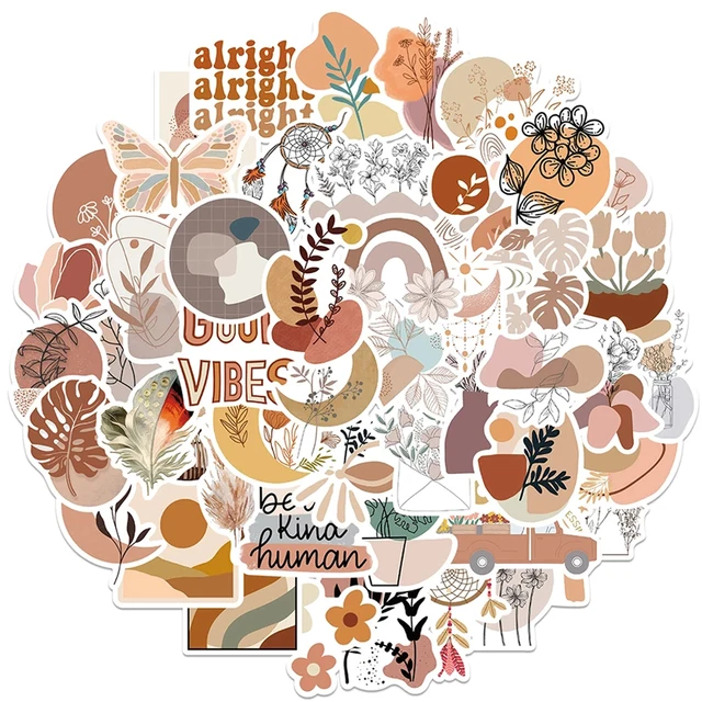 레트로 보헤미안 아트 스티커, 다기능적인 사용 범위