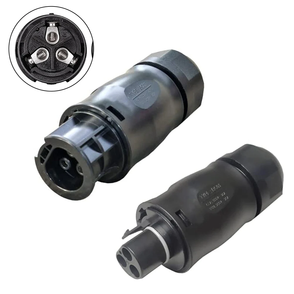 PV Connectors Betteri Bc01 Ac 3-Pin Ip68 Socket/Female + Plug/Male For Inverters Home Electrical Equipment Connectors electrical cable connector industrial waterproof connector