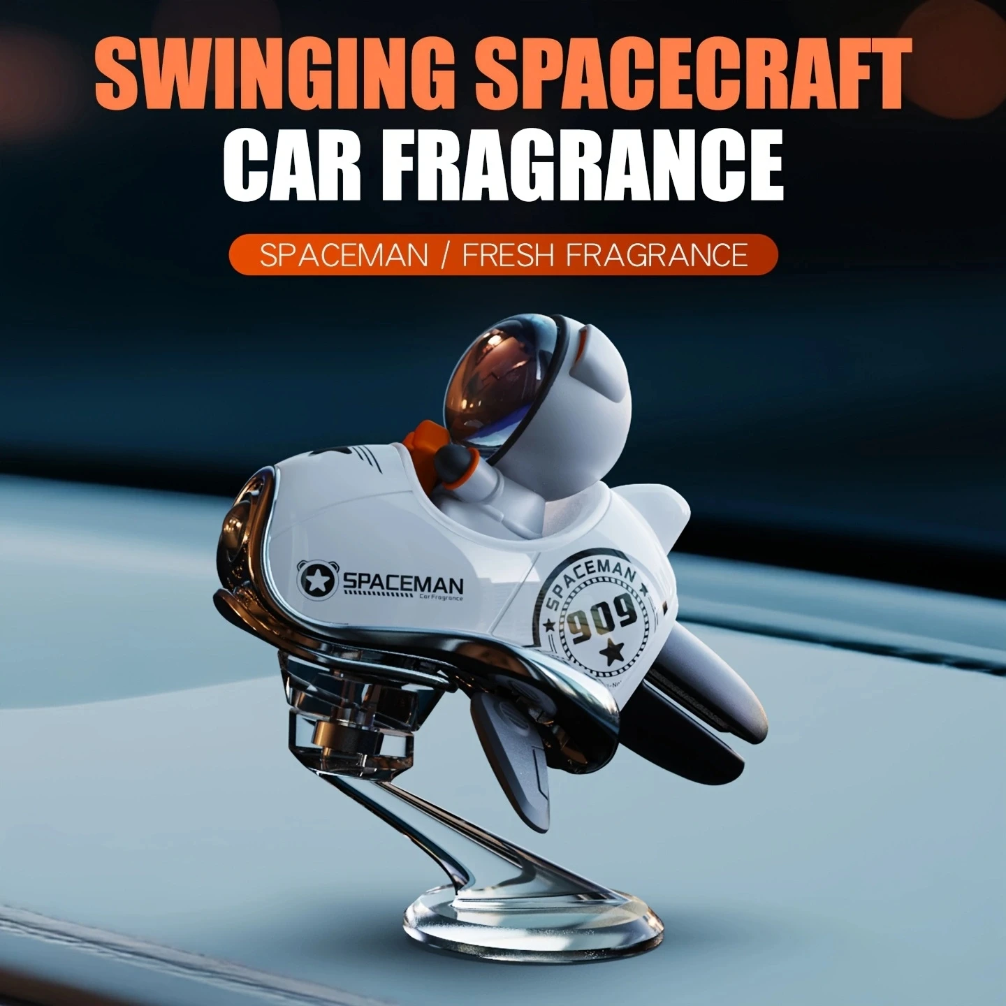 12 Pendentifs Parfumés Pour Voiture - Thème Astronautes, Purifient L'air, Ambiance Relaxante