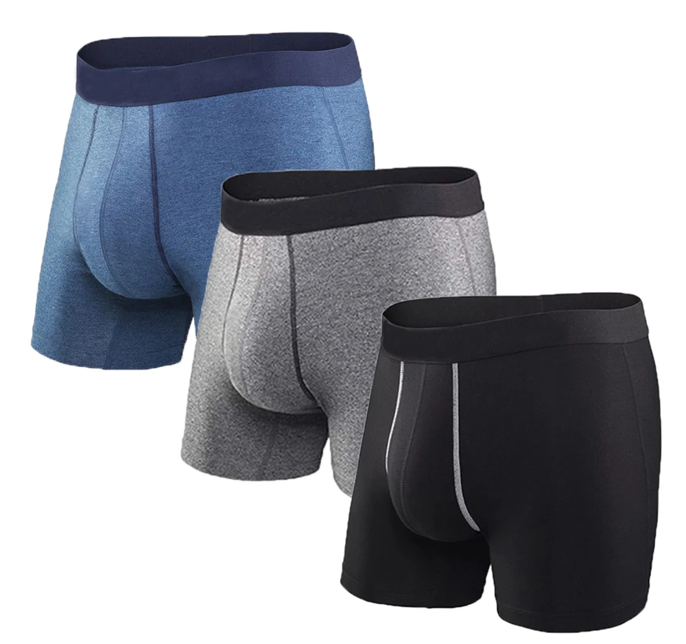 Men Boxer Briefs Men Boxer Briefs Underwear Breathable Soft USA Size