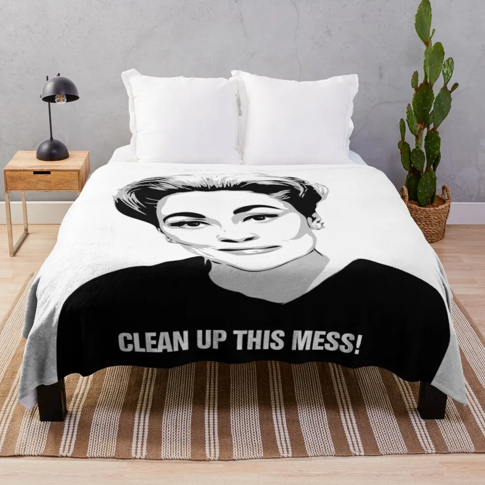 Mommie Carest Pulisci Questo Pasticcio! Coperte Per Coperte Pop Art Per Coperte Di Halloween Per Bambini Per Coperte Da Letto