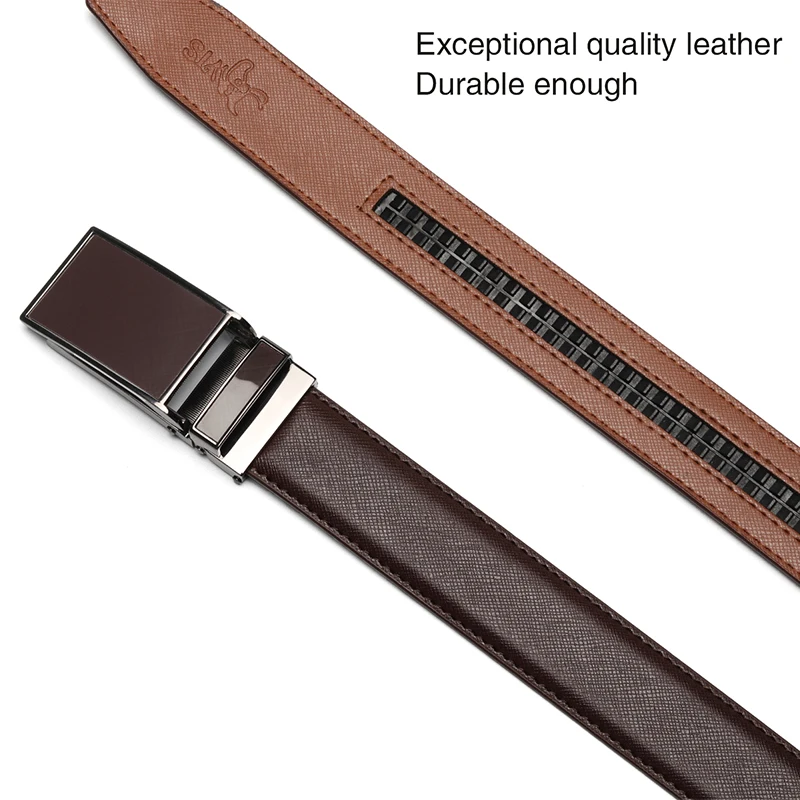 Belt Male Men's belt Genuine Leather Strap luxury brand Automatic Buckle Belts For Men Belts Cummerbunds cinturon hombre