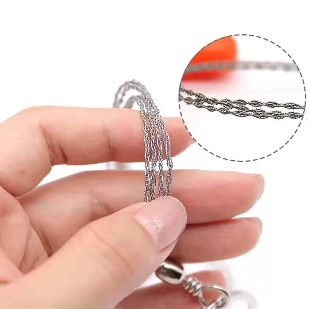 Portable Stainless Steel Rope Saw 4