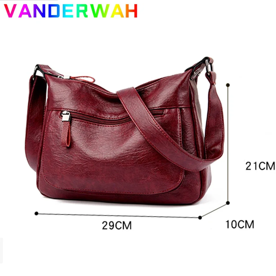 Shoulder bag Ladies handbag Crossbody bag Leather Tote for Ladies Luxury Casual Women Designer Shoulder Crossbody Sac