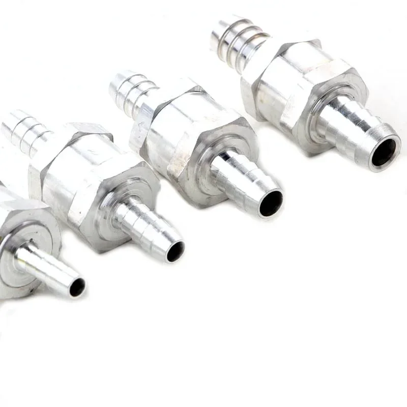 Fuel Check Valve Non Return 6/8/10/12mm Aluminium Alloy Petrol Diesel Water Fuel Line One Way For Peugeot Renault fuel check valve