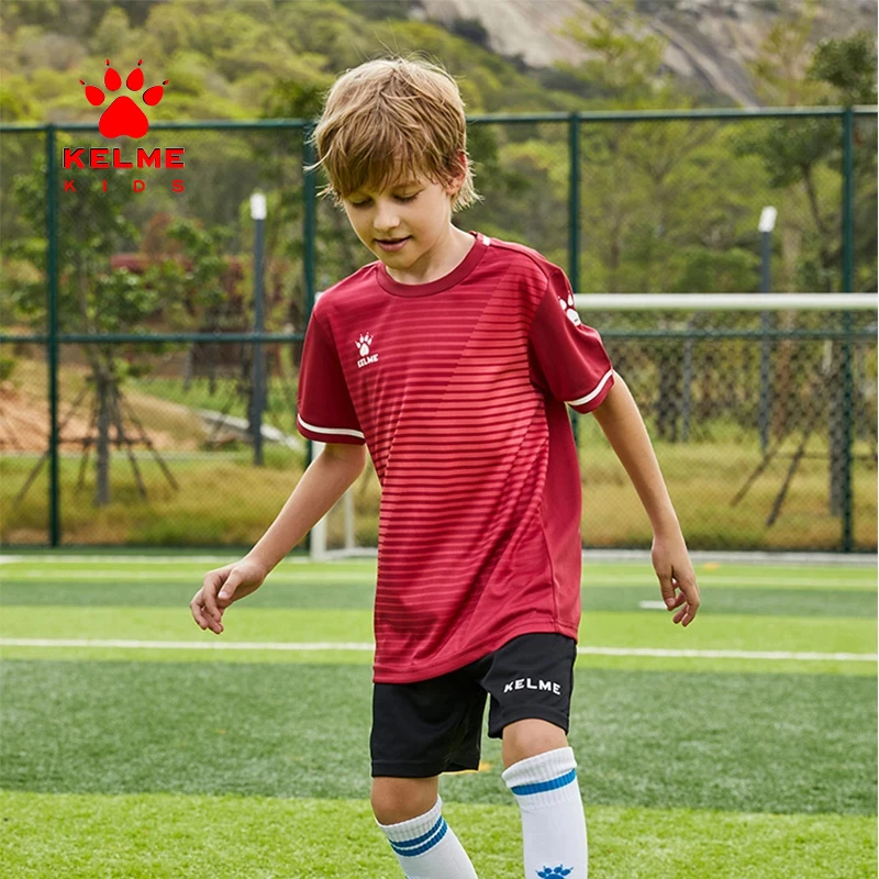 Conjunto Futebol KELME Infantil | Camiseta E Shorts Esportivos