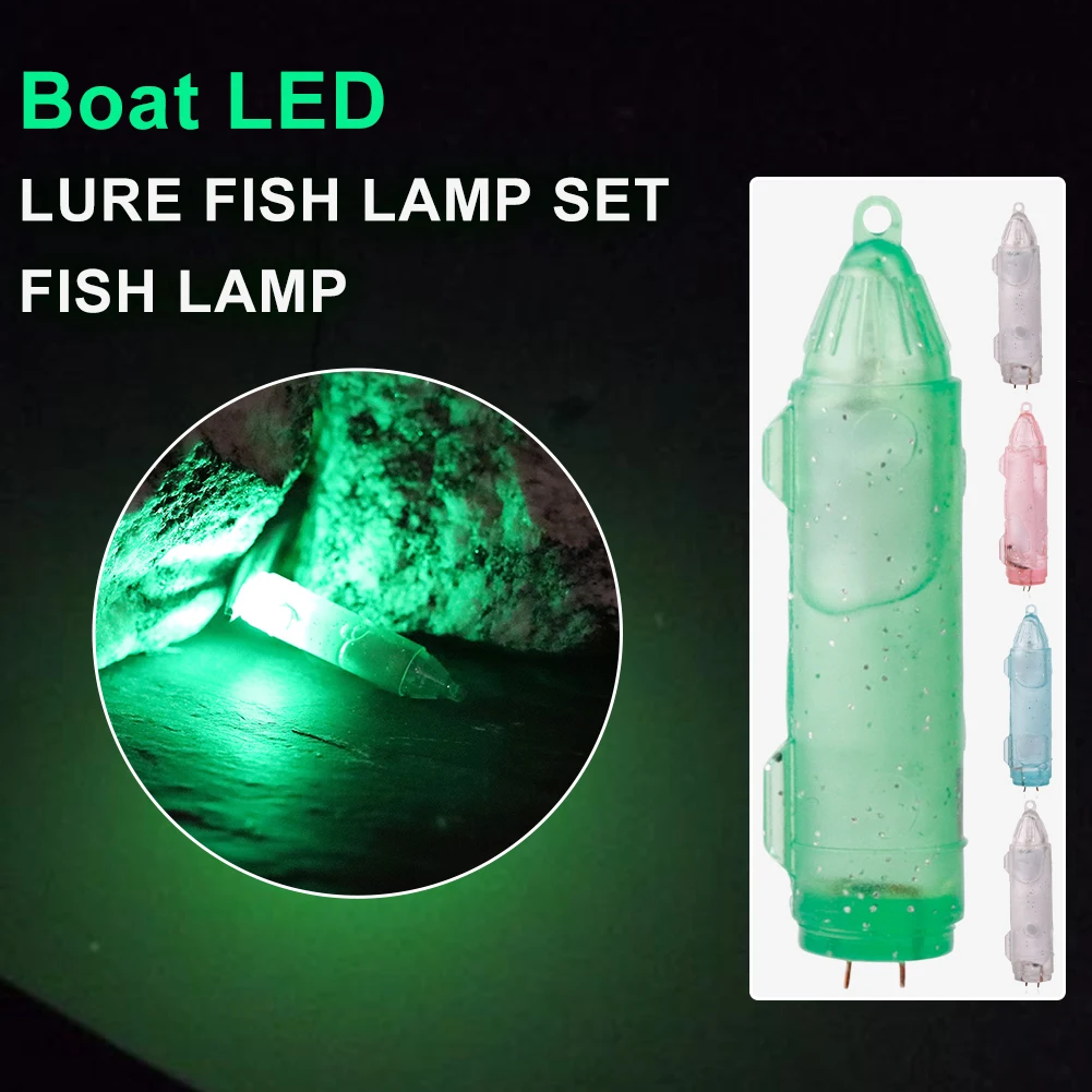 1PC LED Fishing Lure Light Flash Signal Light 200m Deep Drop Auto OFF Underwater Fishing Light Attractant Bait Fishing Tackles convoy s2 sst20 flashlight linterna led 18650 flash light dtp copper plate 7135 biscotti firmware fishing work light lanterna