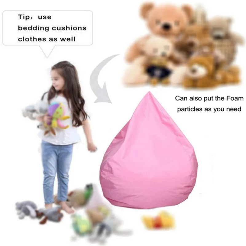 GDDZA レイジーソファカバービーンバッグチェアカバー、フィラーなし、ビーンバッグカバー、ホーム家具アクセサリー(100*120c GDDZA  収納ビーンバッグチェア洗える座席の子供ソファーカバー大人のキャノピーリビングルームの柔らかくて快適(E) GDDZA キャンバスラウンド ... Bean Bag Chair Cover（フィラーなし、カバーのみ）、ぬいぐるみソフトクロスソファ洗浄可能な豆バッグカウチカバー大人