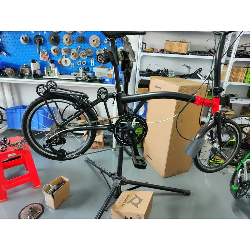 ブロンプトン用ブレーキセットCNC加工超軽量 260グラムブラック