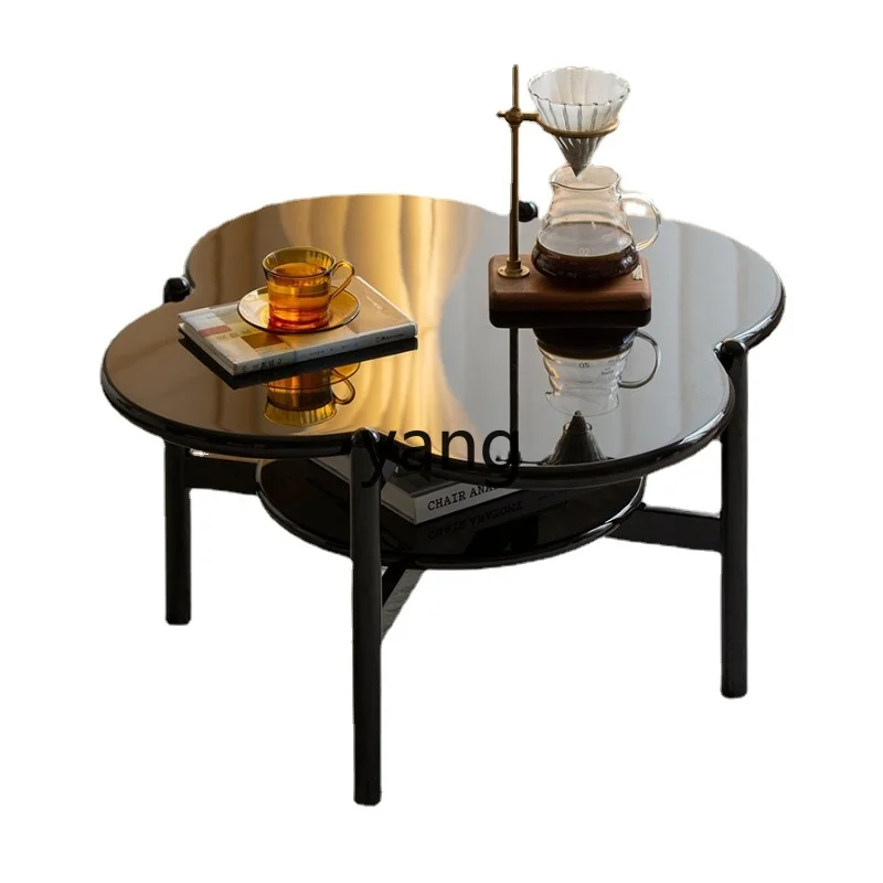 

L'm'm Light Luxury Bedroom Table Modern Minimalist Living Room Home Petals Small Coffee Table