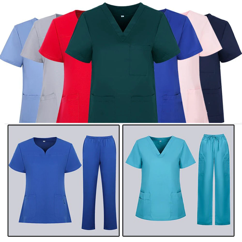 

Workwear medical uniform clothing for wome uniforms nurse costume Surgery suit scrubs sets nurse accessories scrubs for doctors