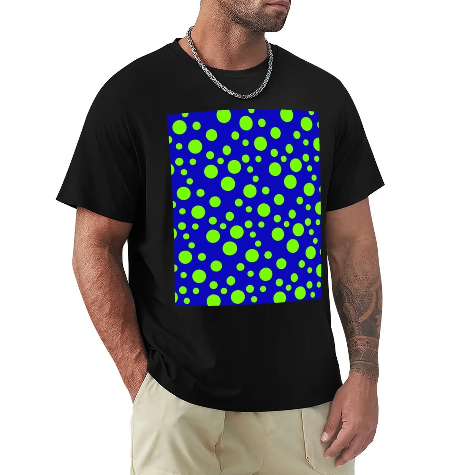 Neon Green Dog | Graphic T-Shirt Dress