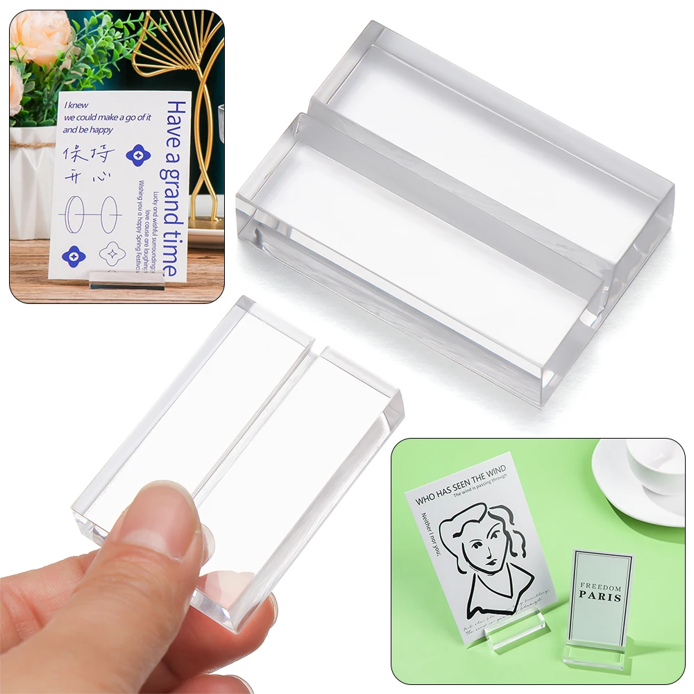 Acrylic Sign and Table Numbers Holder Display Stand for Wedding