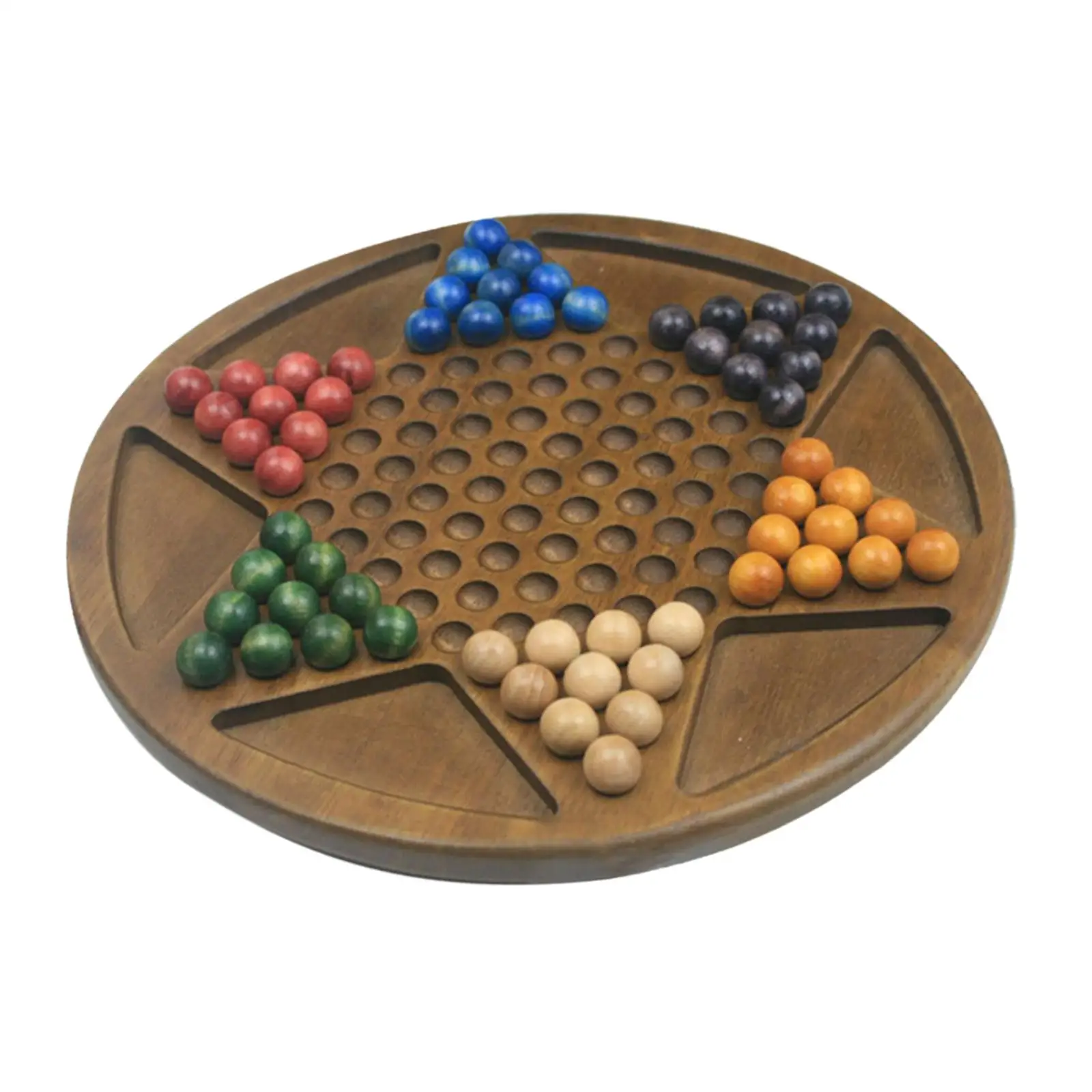 Chinese Checkers Fun Game Toy for Ages 6+ Handcraft 13.78 Inches Board Games