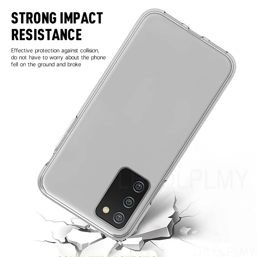 Premium Double-Sided Clear Protective Case with Front and Back Coverage