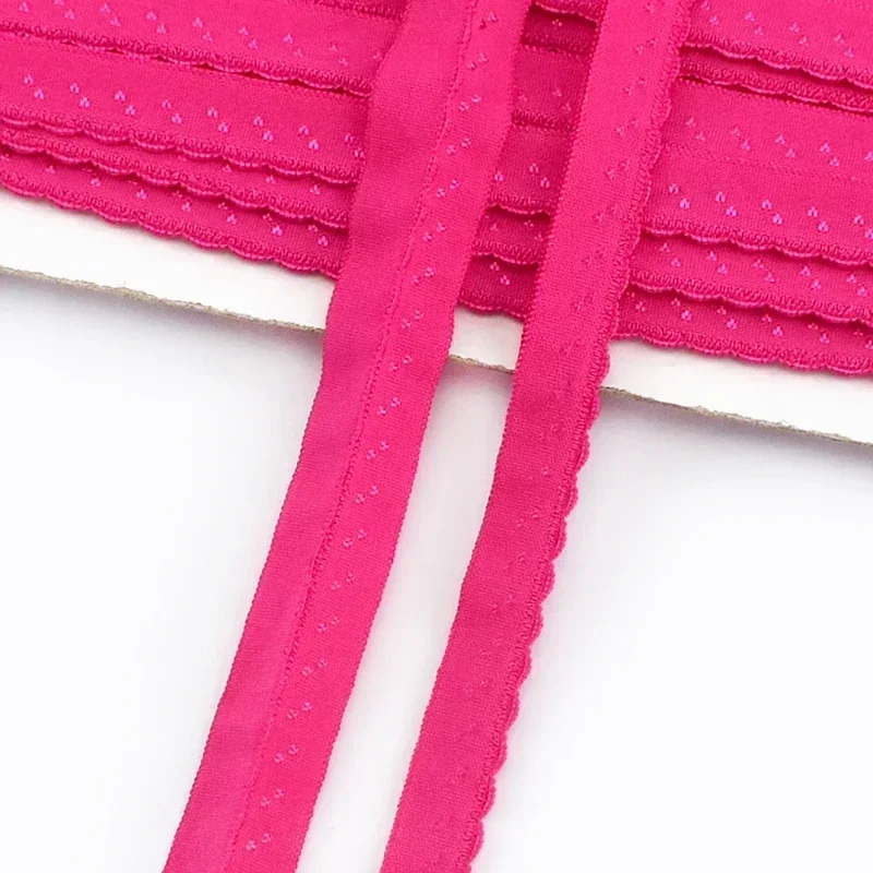 Colored Nylon Elastic Bands for Sewing and DIY Accessories – 11mm Width, 10/20/40 Meters