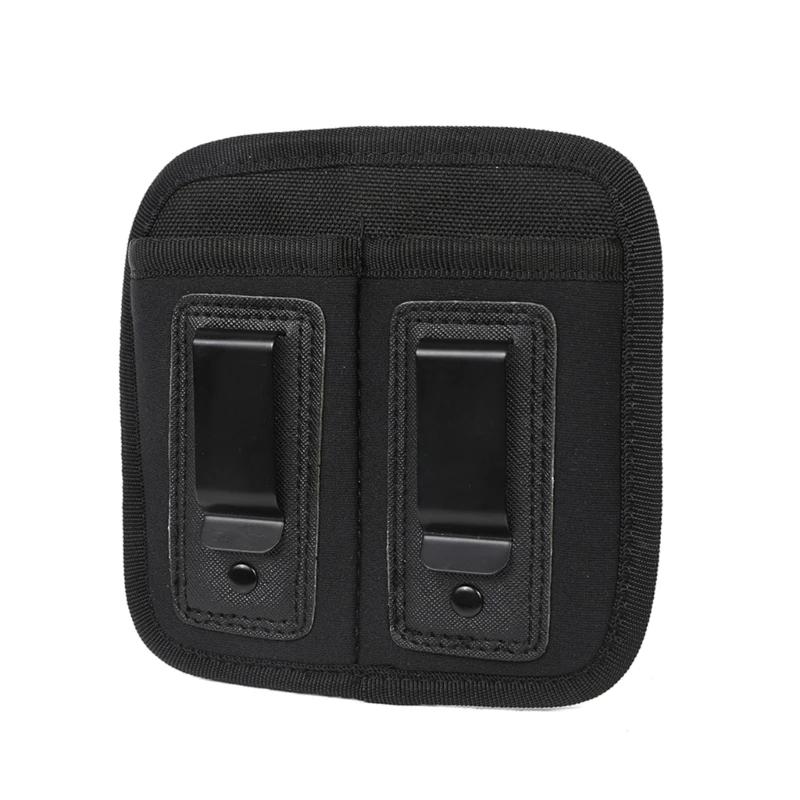 

Tactically Double Magazine Holsters Concealed Carry Case with Clip