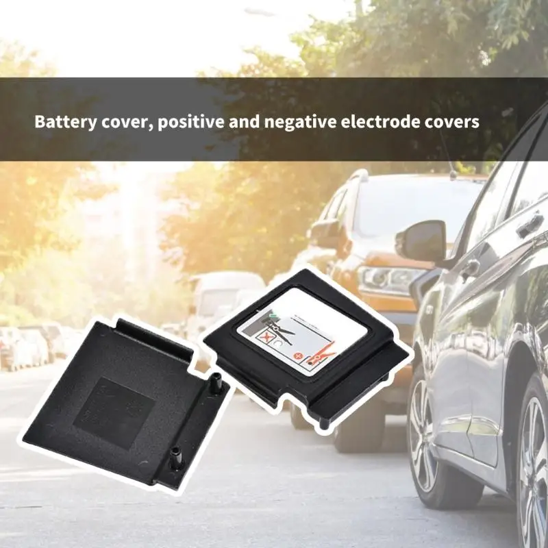 N84F Pack of 2 Battery Terminals Caps 5Q0971813A Plastic Battery Terminals Covers Ensures Safety & Longevity for Car