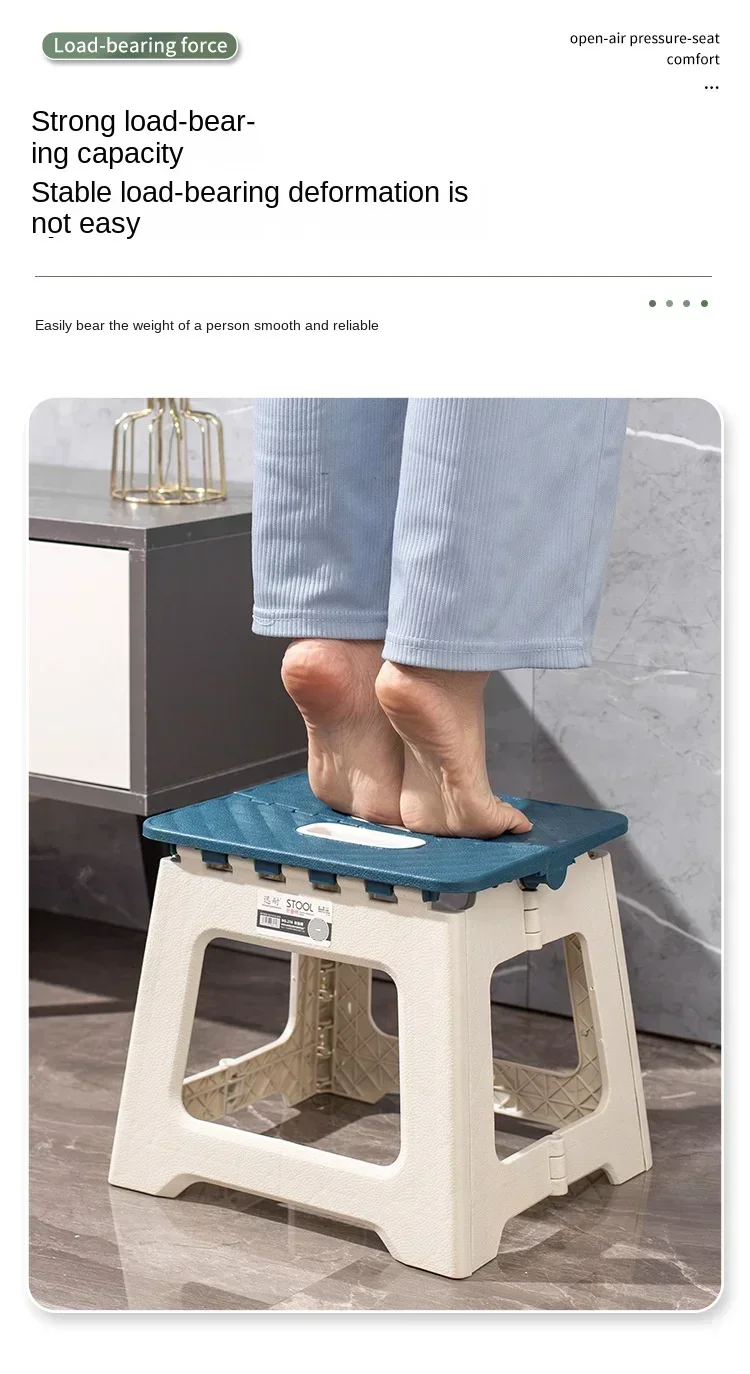 Hot Adult Children Portable Folding Stool Thickened Plastic Saddle Chair for Outdoor Activities and Fishing Gifts Party Favors