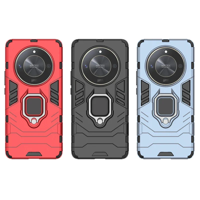 Case Honor Magic 6 Lite Shockproof Holder Magnetic Phone Shell Funda for Huawei Honor Magic 6 Lite Cover Magic6Lite Coque