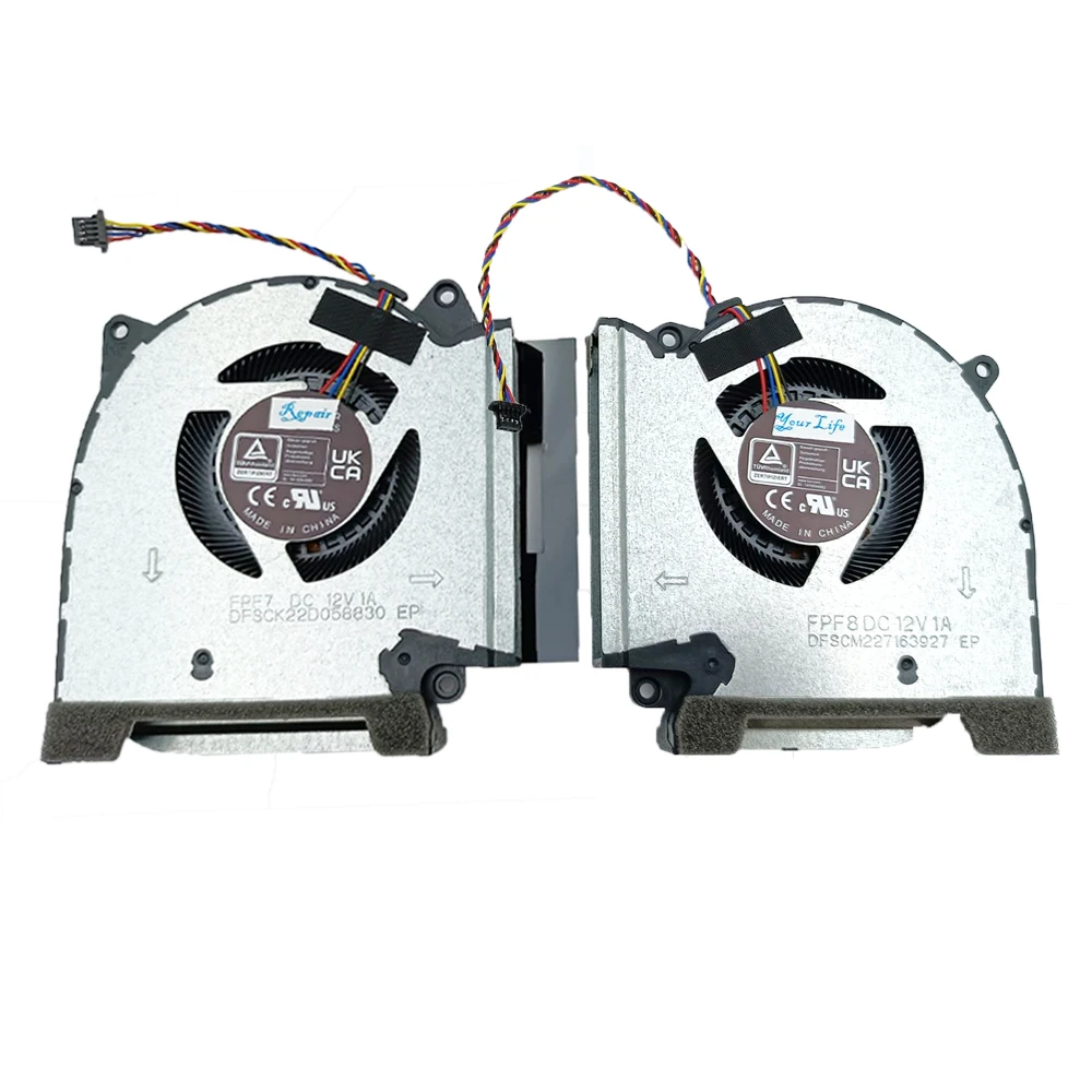 Laptop Cpu Gpu Raffreddamento Per Asus Rog Strix G533Zw G533Zs G733Zw Scar 15 17 2022 Ventole Cooler 13Nr08E0P02011 Dc12V