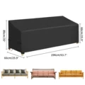 4 Seat Black Cover