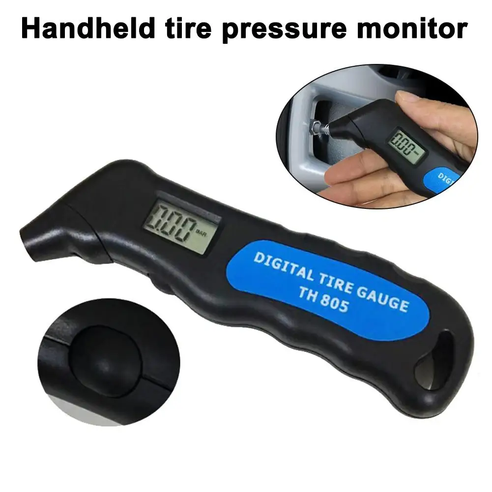 Universal TH805 Electronic Digital Tire Pressure Gauge Tire Air Pressure Gauge Meter LCD Display Tester for Car Truck Motor Bike