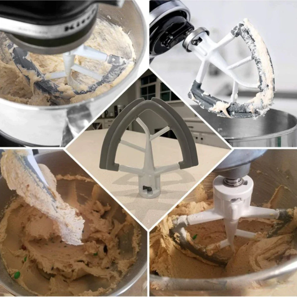 Flex Edge Beater KitchenAid Mixer 4.5-5 QT Tilt-Head Stand Mixer Attachments Silicone Paddle Accessories Blender Part