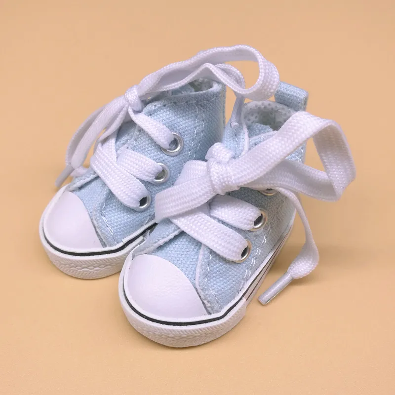 5.5cm Canvas Sneakers For Dolls Paola Reina Minifee Corolle Toy Bjd Doll Sports Shoes for EXO KPOP Stuffed Dolls Toys