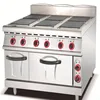 Electric Range With 6-hot Plate And Oven Square Plate #900 Stainless Steel Electric Range Cooking Oven With Cast Iron 1