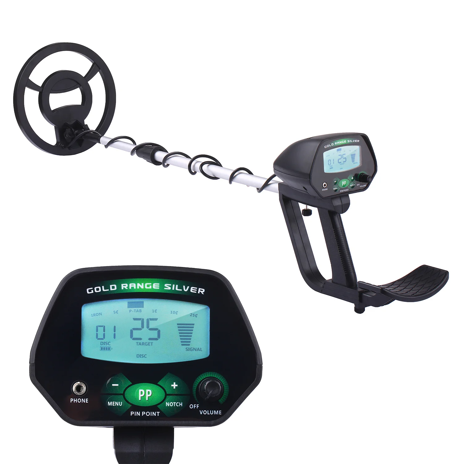 MD 4090 Professional Metal Detector Underground Gold Detector High ...