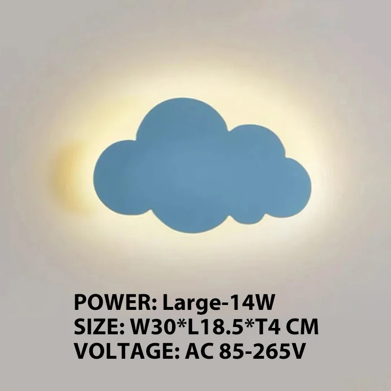 جميل LED داخلي الجدار مصباح موردن سحابة تصميم ديكو...