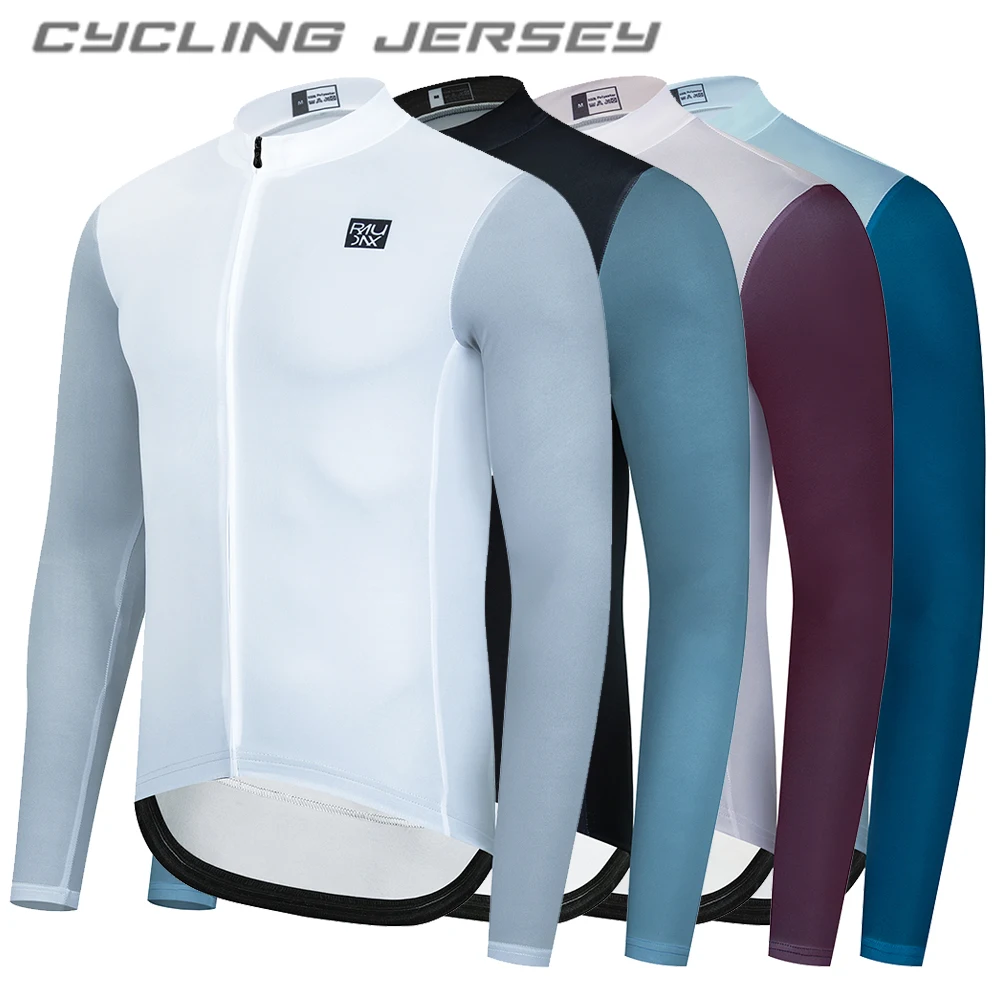Raudax 남성용 사이클링 저지, MTB Maillot 자전거 셔츠, 다운힐 저지, 하이 퀄리티 프로 팀 Raudax 긴팔 자전거 의류