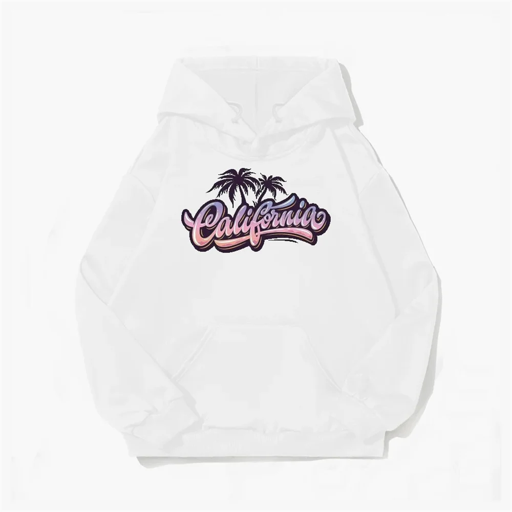 

2024 Spring Letter Women Clothing Retro Hoodies Long Sleeve Jacket Coats Harajuku Casual Pocket Hooded Sweatshirts