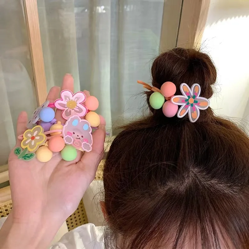 Vibrant Cartoon Bear Hair Bands