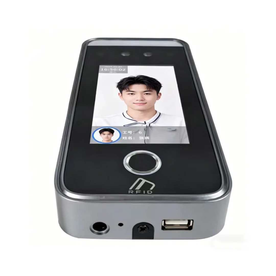 5000명 사용자용 4인치 터치 LCD 2MP 카메라 생체 얼굴 인식 Wifi 출입 통제 직원 근태 관리 무료 클라우드 API SDK