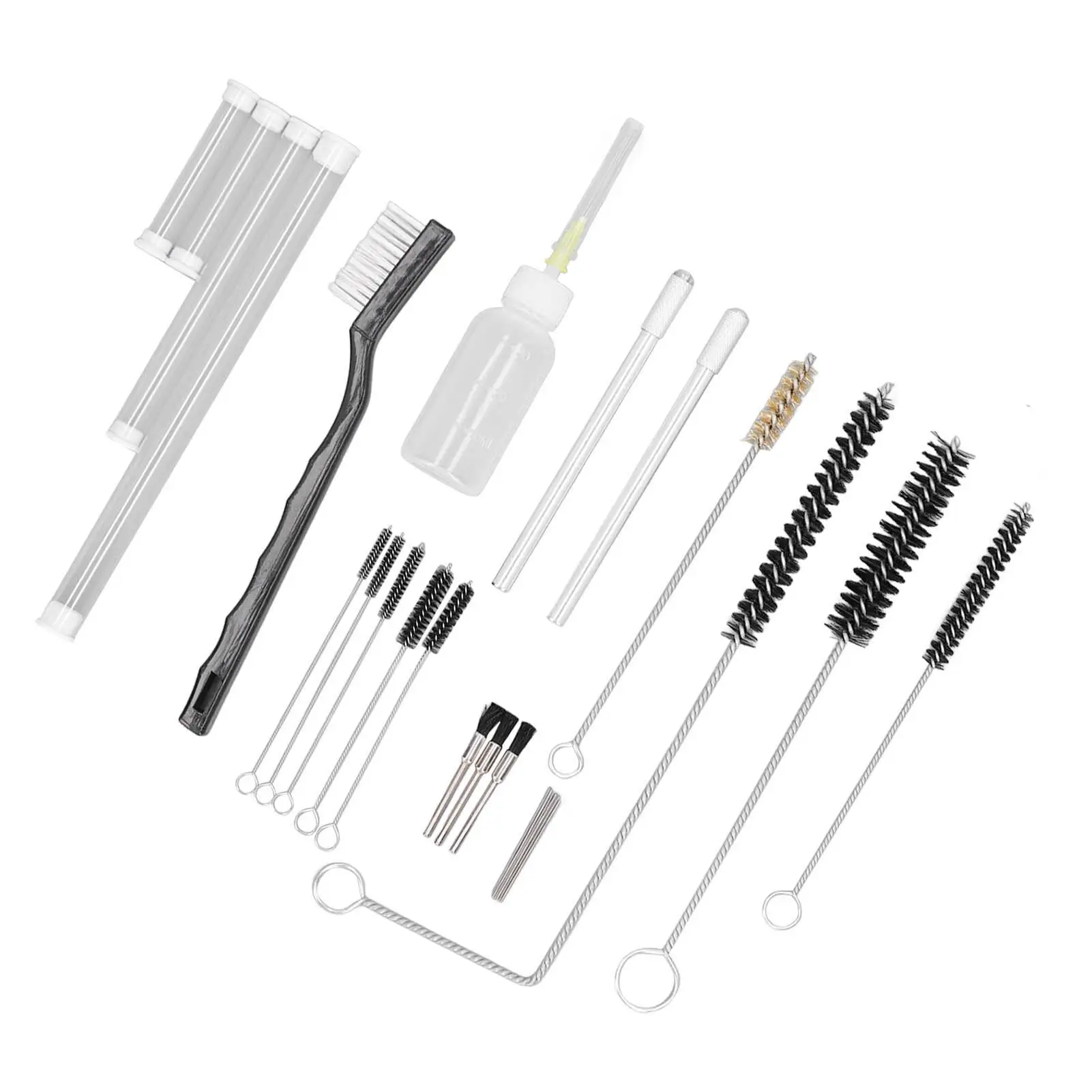Spray Guns Cleaning Tool Kit for Airbrush Maintenance and Lubrication with Brush Parts Set