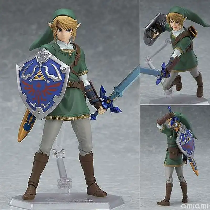 Zelda Figure Skyward Sword Link Luxury Figma 320 Action Figure Twilight Princess Pvc Mobile Joint Modello Da Collezione Giocattoli Regali