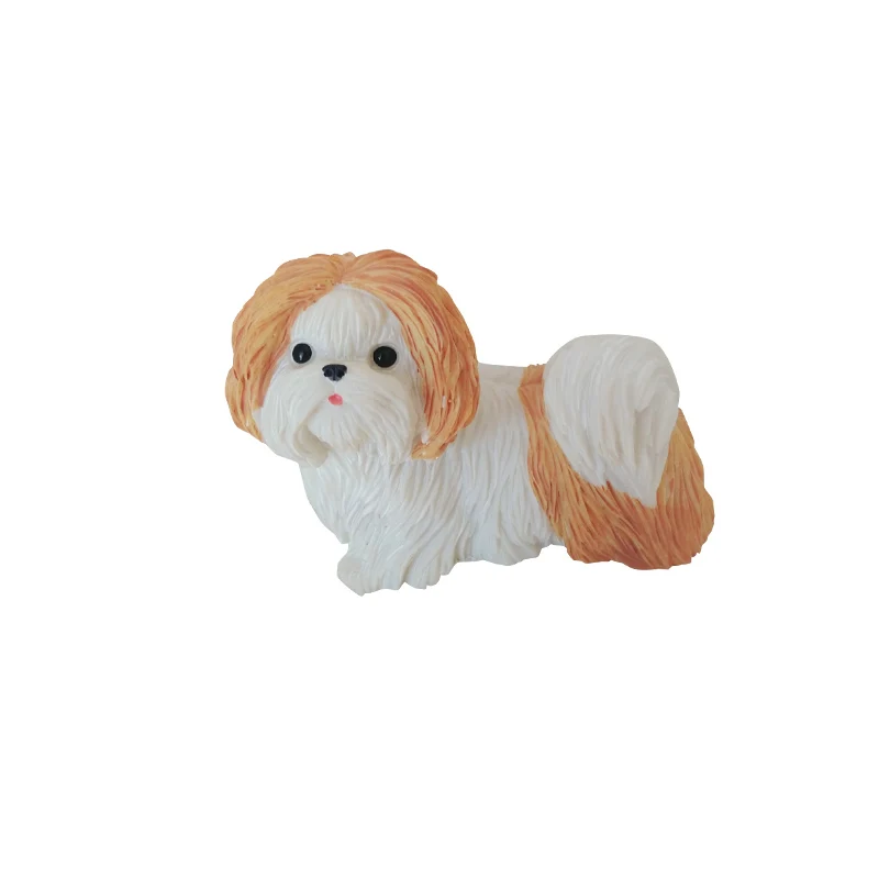 3D Shih Tzu Cute Dog Aromatherapy Plaster Handmade Soap Mold Candle Mold Chocolate Baking Cake Decoration Silicone