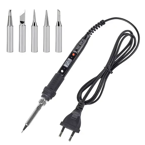 JCD Electric Soldering Iron 80W LCD Digital Display Adjustable temperature soldering iron tips 220V/110V Welding Solder Tool908S - Image 11